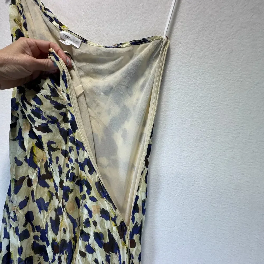 shona joy Kinetic Asymmetric Panel Abstract Eutopian Dress, Size 8, Rt. $420 - Picture 9 of 11